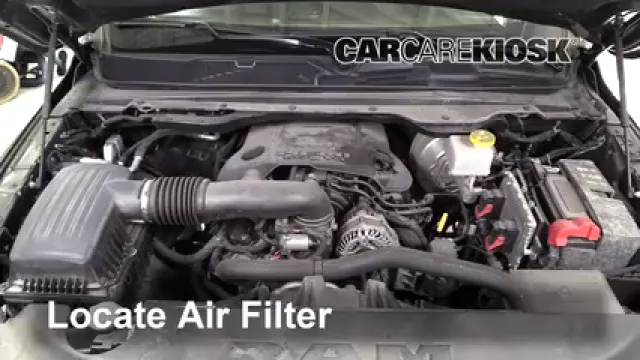 2019 Ram 1500 Big Horn 5.7L V8 Crew Cab Pickup Air Filter (Engine) Replace